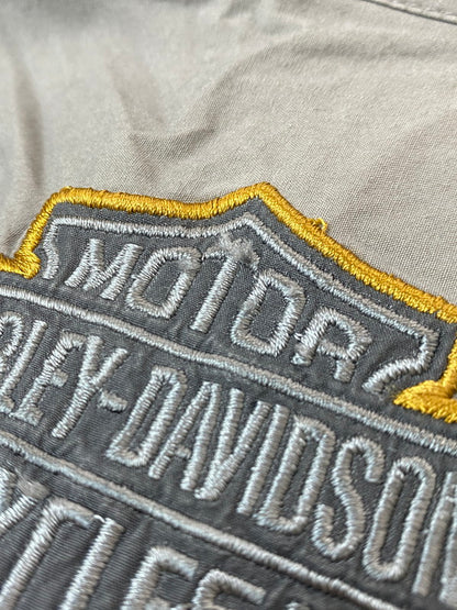 【中古品】【メンズ】 HARLEY-DAVIDSON ハーレーダビッドソン 96662-12VM FIRE PATTERN NO SLEEVE SHIRT ノースリーブシャツ トップス 146-250721-ks-56-min サイズ：M 万代Net店