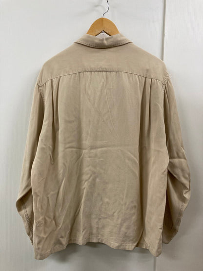 【中古品】【メンズ】 TOWNCRAFT タウンクラフト 50's OPENCOLLAR SHIRT 50年代 オープンカラーシャツ 長袖シャツ トップス 146-250725-yn-09-min サイズ：L カラー：ベージュ 万代Net店