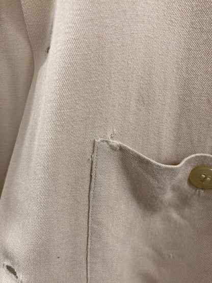 【中古品】【メンズ】 TOWNCRAFT タウンクラフト 50's OPENCOLLAR SHIRT 50年代 オープンカラーシャツ 長袖シャツ トップス 146-250725-yn-09-min サイズ：L カラー：ベージュ 万代Net店