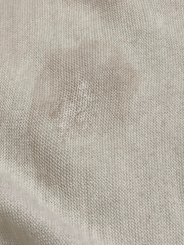 【現状渡し品】【メンズ】 80S LOGO CARDIGAN 80年代 刺繍 ロゴ ウール ニット カーディガン メンズ アウター 146-250801-em-05-min サイズ：L カラー：ホワイト 万代Net店