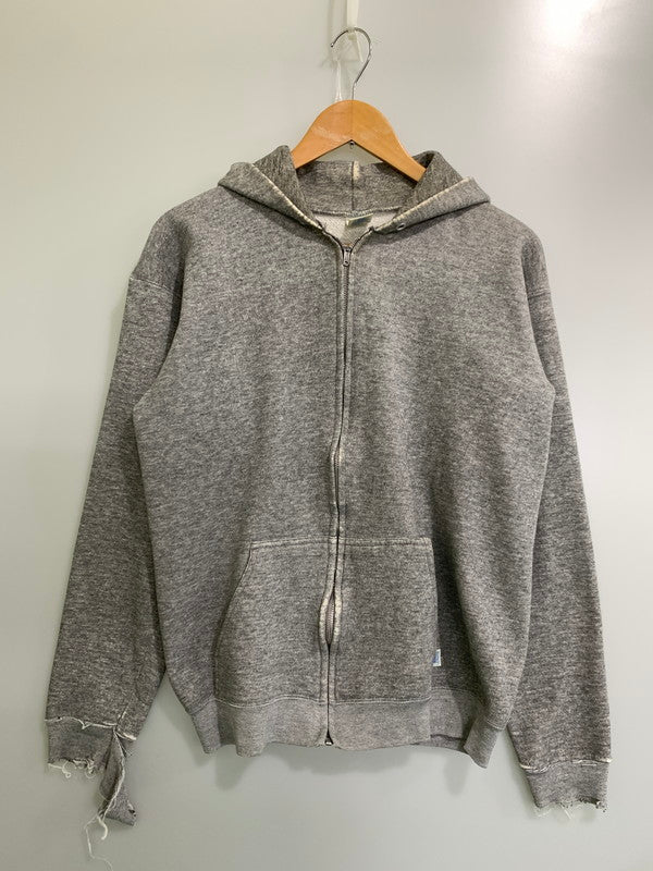 【現状渡し品】【メンズ】 DISCUS ディスカス 80S ZIP UP HOODIE フルジップパーカー 146-250731-AS-35-min サイズ：M カラー：グレー 万代Net店
