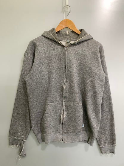 【現状渡し品】【メンズ】 DISCUS ディスカス 80S ZIP UP HOODIE フルジップパーカー 146-250731-AS-35-min サイズ：M カラー：グレー 万代Net店