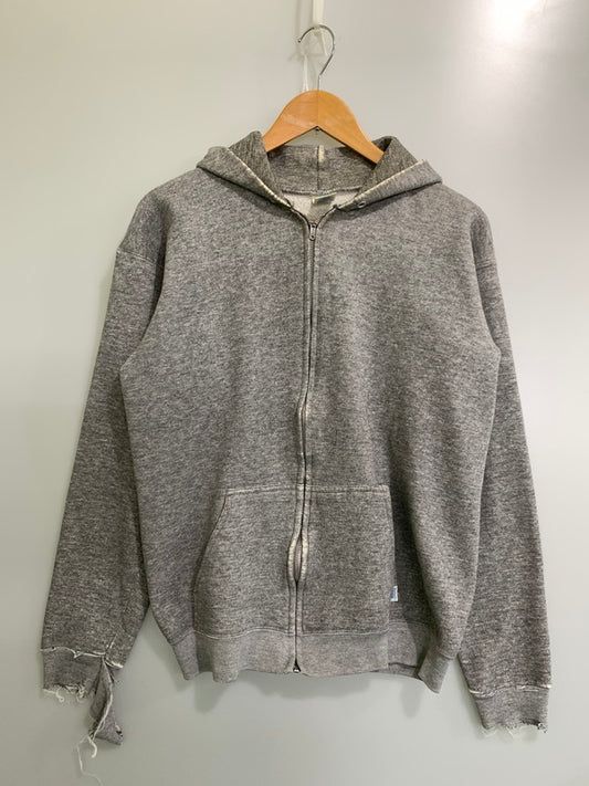 【現状渡し品】【メンズ】 DISCUS ディスカス 80S ZIP UP HOODIE フルジップパーカー 146-250731-AS-35-min サイズ：M カラー：グレー 万代Net店