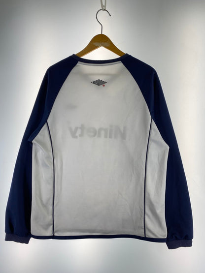 【中古品】【メンズ】 9090 NN1416 TECH LOGO GAME LS TEE トップス 142-250727-ks-03-min サイズ：M カラー：ネイビー/オフホワイト 万代Net店