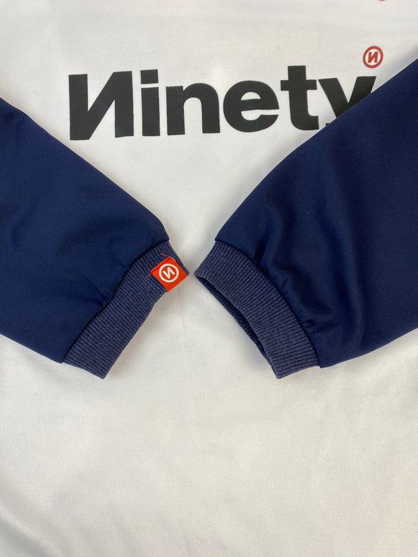 【中古品】【メンズ】 9090 NN1416 TECH LOGO GAME LS TEE トップス 142-250727-ks-03-min サイズ：M カラー：ネイビー/オフホワイト 万代Net店