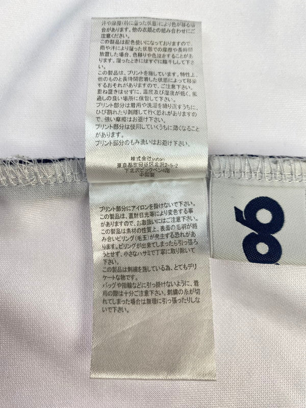 【中古品】【メンズ】 9090 NN1416 TECH LOGO GAME LS TEE トップス 142-250727-ks-03-min サイズ：M カラー：ネイビー/オフホワイト 万代Net店