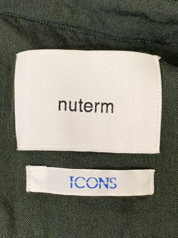 【中古品】【メンズ】 NUTERM ニューターム 051SH-024MS LS SHIRT シャツ トップス 140-250727-ks-71-min サイズ：S カラー：ダークグリーン系 万代Net店