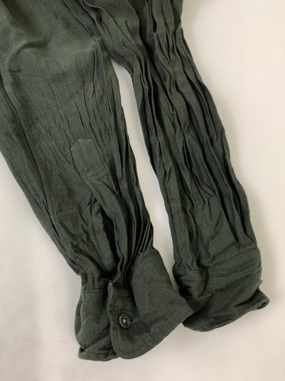 【中古品】【メンズ】 NUTERM ニューターム 051SH-024MS LS SHIRT シャツ トップス 140-250727-ks-71-min サイズ：S カラー：ダークグリーン系 万代Net店