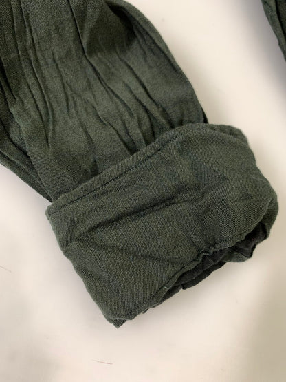 【中古品】【メンズ】 NUTERM ニューターム 051SH-024MS LS SHIRT シャツ トップス 140-250727-ks-71-min サイズ：S カラー：ダークグリーン系 万代Net店