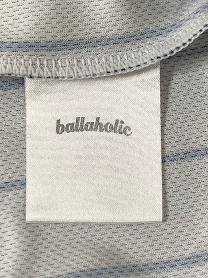 【中古品】【メンズ】 BALLAHOLIC ボーラホリック STRIPE LS TEE ストライプ トップス 142-250727-ks-56-min サイズ：M カラー：グレー系 万代Net店