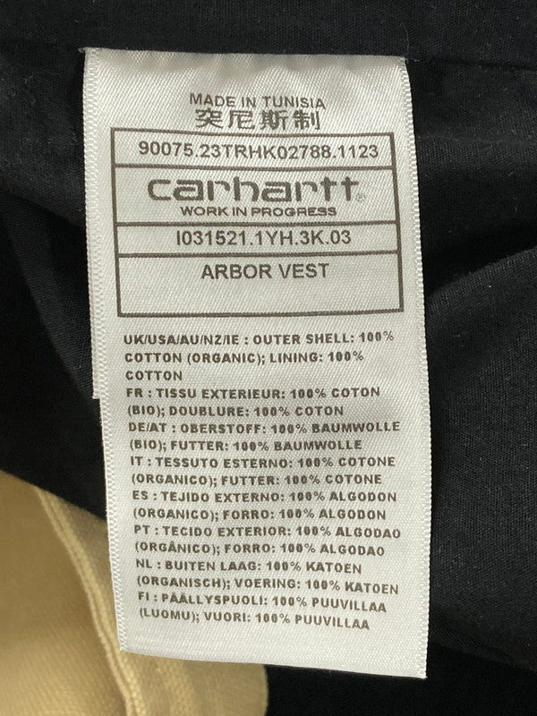 【中古品】【メンズ】 Carhartt カーハート CARHARTT WIP ARBOR VEST I031521 アーバー ベスト ジレ メンズ トップス 142-250725-em-05-min サイズ：L カラー：ベージュ 万代Net店