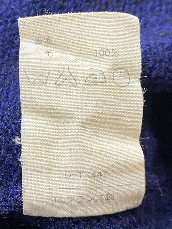 【中古品】A.P.C. アーペーセー 80S-90's MADE IN FRANCE L/S WOOL KNIT 80-90年代 ロングスリーブ ウールニット トップス 146-250725-yn-26-min サイズ：S カラー：ネイビー 万代Net店