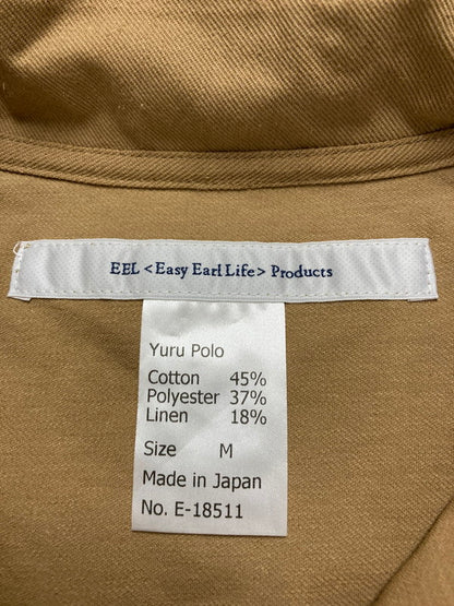【中古品】【メンズ】 EEL イール YURU SS POLO SHIRT E-18511 半袖 ポロシャツ メンズ トップス ユルポロ 146-250725-em-14-min サイズ：M カラー：ブラウン系 万代Net店