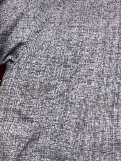 【中古品】【メンズ】 ISSEY MIYAKE MEN イッセイミヤケ メン 80S 筆タグ LINEN PULLOVER SS SHIRT 80年代 リネン プルオーバー 半袖 シャツ メンズ トップス 140-250725-em-01-min サイズ：M カラー：パープル 万代Net店