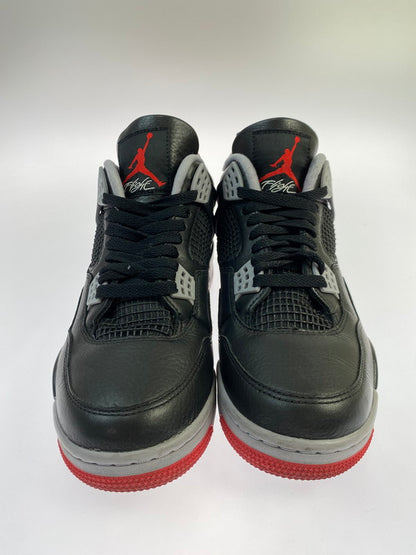 【中古品】【メンズ】 NIKE ナイキ AIR JORDAN 4 RETRO BRED REIMAGINED FV5029-006 エアージョーダン4 レトロ ブレッド リイマジンド スニーカー 靴 160-250725-jt-06-min サイズ：US 10 28.0cm カラー：BLACK/FIRE RED-CERMENT GREY 万代Net店