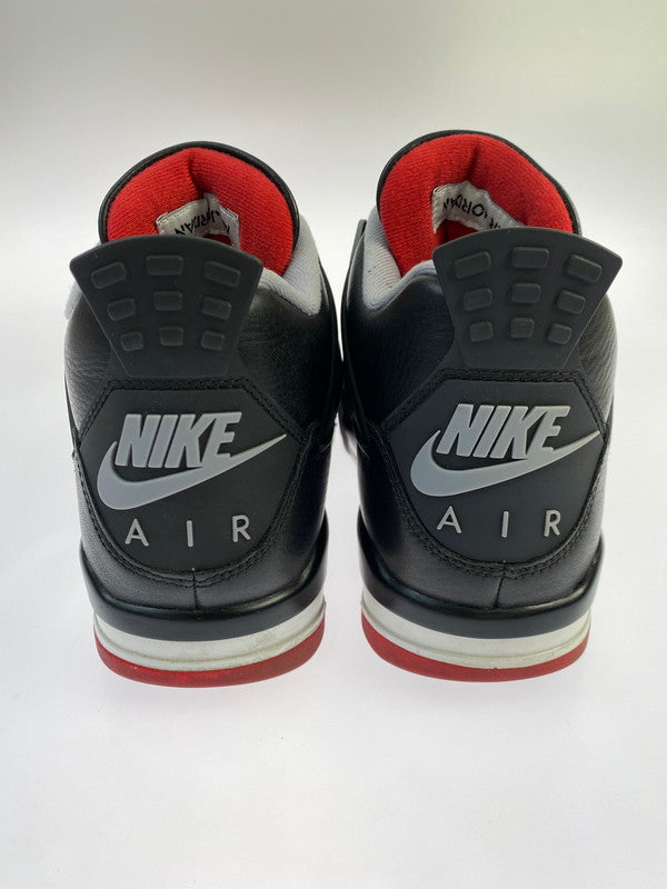 【中古品】【メンズ】 NIKE ナイキ AIR JORDAN 4 RETRO BRED REIMAGINED FV5029-006 エアージョーダン4 レトロ ブレッド リイマジンド スニーカー 靴 160-250725-jt-06-min サイズ：US 10 28.0cm カラー：BLACK/FIRE RED-CERMENT GREY 万代Net店