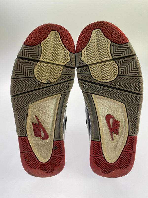 【中古品】【メンズ】 NIKE ナイキ AIR JORDAN 4 RETRO BRED REIMAGINED FV5029-006 エアージョーダン4 レトロ ブレッド リイマジンド スニーカー 靴 160-250725-jt-06-min サイズ：US 10 28.0cm カラー：BLACK/FIRE RED-CERMENT GREY 万代Net店