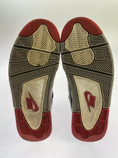 【中古品】【メンズ】 NIKE ナイキ AIR JORDAN 4 RETRO BRED REIMAGINED FV5029-006 エアージョーダン4 レトロ ブレッド リイマジンド スニーカー 靴 160-250725-jt-06-min サイズ：US 10 28.0cm カラー：BLACK/FIRE RED-CERMENT GREY 万代Net店