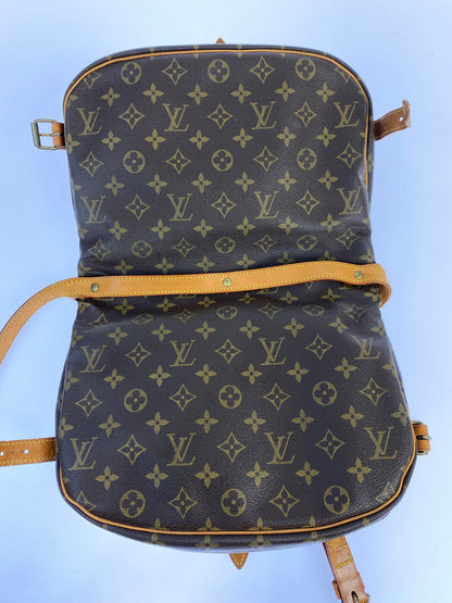 【現状渡し品】【メンズ/レディース】 LOUIS VUITTON ルイ・ヴィトン ソミュール30 M42256 AR0955 モノグラム ショルダーバッグ バックル式 レディース カバン 肩掛け 179-250728-em-31-min カラー：ブラウン（モノグラム） 万代Net店