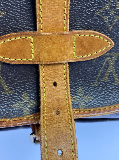 【現状渡し品】【メンズ/レディース】 LOUIS VUITTON ルイ・ヴィトン ソミュール30 M42256 AR0955 モノグラム ショルダーバッグ バックル式 レディース カバン 肩掛け 179-250728-em-31-min カラー：ブラウン（モノグラム） 万代Net店