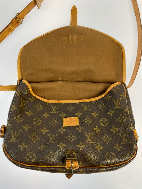 【現状渡し品】【メンズ/レディース】 LOUIS VUITTON ルイ・ヴィトン ソミュール30 M42256 AR0955 モノグラム ショルダーバッグ バックル式 レディース カバン 肩掛け 179-250728-em-31-min カラー：ブラウン（モノグラム） 万代Net店