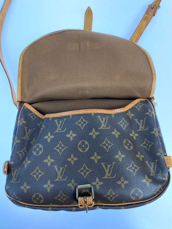 【現状渡し品】【メンズ/レディース】 LOUIS VUITTON ルイ・ヴィトン ソミュール30 M42256 AR0955 モノグラム ショルダーバッグ バックル式 レディース カバン 肩掛け 179-250728-em-31-min カラー：ブラウン（モノグラム） 万代Net店