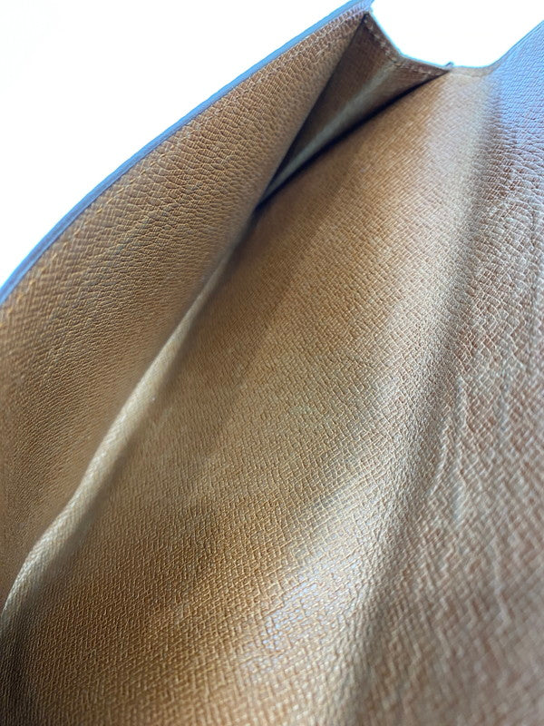 【中古品】【メンズ/レディース】 LOUIS VUITTON ルイ・ヴィトン モノグラム ポルトサークルバイフォールド M61820 MI9002 二つ折り 長財布 ウォレット 179-250728-em-35-min カラー：ブラウン（モノグラム） 万代Net店