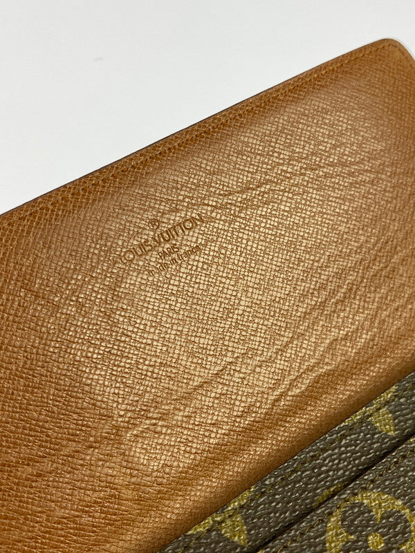 【中古品】【メンズ/レディース】 LOUIS VUITTON ルイ・ヴィトン モノグラム ポルトサークルバイフォールド M61820 MI9002 二つ折り 長財布 ウォレット 179-250728-em-35-min カラー：ブラウン（モノグラム） 万代Net店