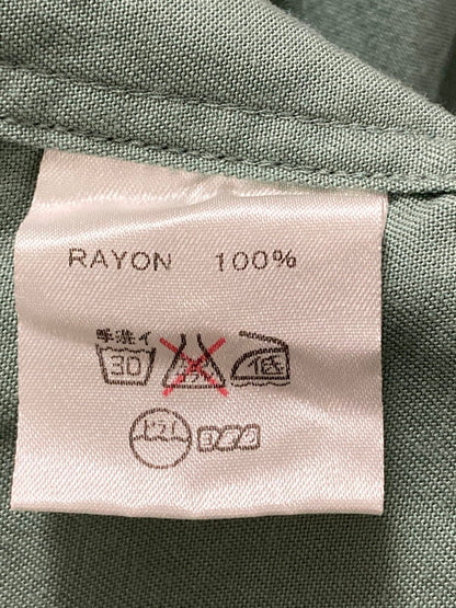 【中古品】【メンズ】 CALEE キャリー CALEE SUPPLY CO. サプライ コー 鷹 刺繍 RAYON S S SHIRT レーヨン 半袖 シャツ メンズ トップス 142-250725-em-07-min サイズ：L カラー：オリーブグリーン 万代Net店