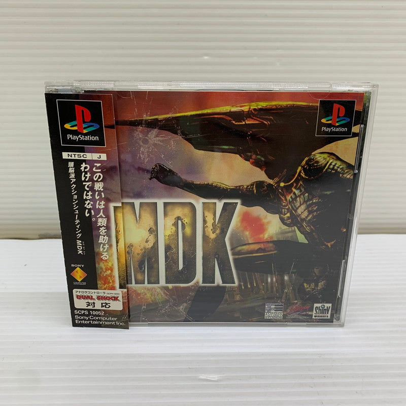 【中古品】 PSソフト MDK エム・ディ・ケイ 帯付き プレイステーションソフト 023-260112-SH-07-min 万代Net店