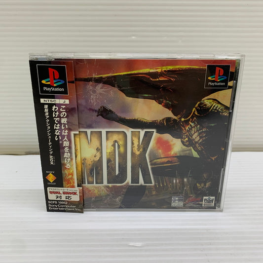 【中古品】 PSソフト MDK エム・ディ・ケイ 帯付き プレイステーションソフト 023-260112-SH-07-min 万代Net店