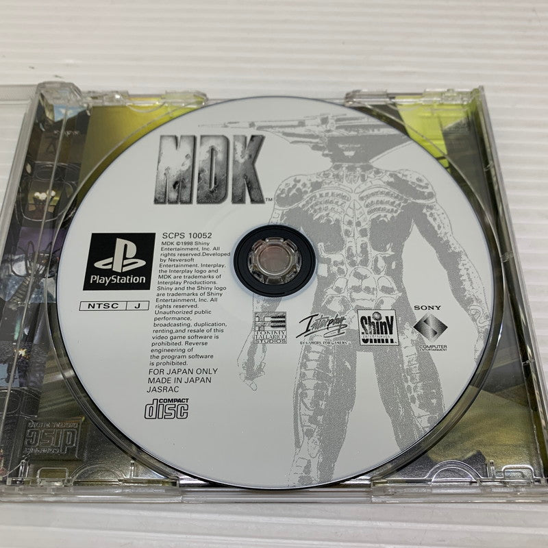 【中古品】 PSソフト MDK エム・ディ・ケイ 帯付き プレイステーションソフト 023-260112-SH-07-min 万代Net店