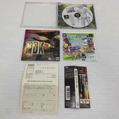 【中古品】 PSソフト MDK エム・ディ・ケイ 帯付き プレイステーションソフト 023-260112-SH-07-min 万代Net店