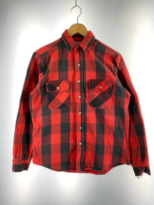 【現状渡し品】【メンズ】 FIVE BROTHER ファイブブラザー BUFFALO CHECK FLANNEL L S SHIRT チェックシャツ トップス 146-250727-ks-15-min サイズ：M カラー：ブラック/レッド 万代Net店