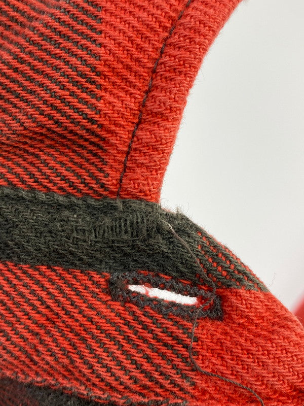 【現状渡し品】【メンズ】 FIVE BROTHER ファイブブラザー BUFFALO CHECK FLANNEL L S SHIRT チェックシャツ トップス 146-250727-ks-15-min サイズ：M カラー：ブラック/レッド 万代Net店