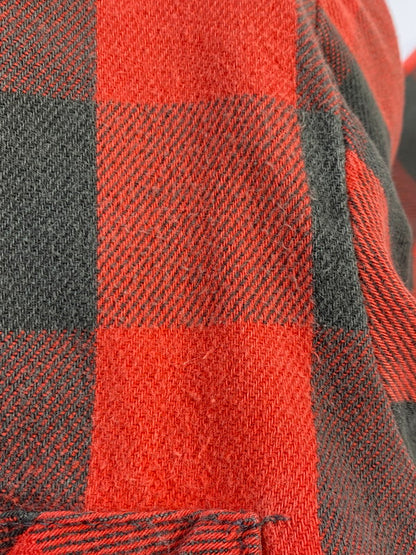 【現状渡し品】【メンズ】 FIVE BROTHER ファイブブラザー BUFFALO CHECK FLANNEL L S SHIRT チェックシャツ トップス 146-250727-ks-15-min サイズ：M カラー：ブラック/レッド 万代Net店