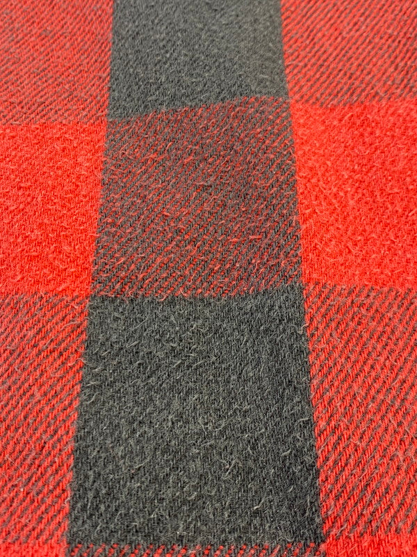 【現状渡し品】【メンズ】 FIVE BROTHER ファイブブラザー BUFFALO CHECK FLANNEL L S SHIRT チェックシャツ トップス 146-250727-ks-15-min サイズ：M カラー：ブラック/レッド 万代Net店