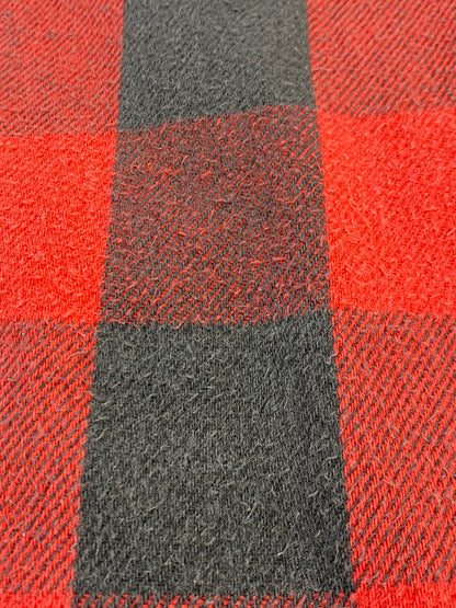 【現状渡し品】【メンズ】 FIVE BROTHER ファイブブラザー BUFFALO CHECK FLANNEL L S SHIRT チェックシャツ トップス 146-250727-ks-15-min サイズ：M カラー：ブラック/レッド 万代Net店