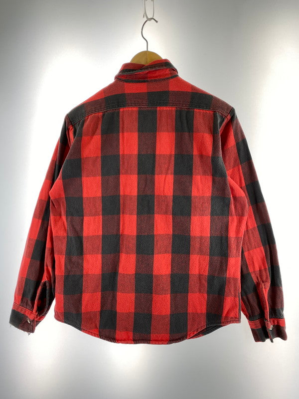 【現状渡し品】【メンズ】 FIVE BROTHER ファイブブラザー BUFFALO CHECK FLANNEL L S SHIRT チェックシャツ トップス 146-250727-ks-15-min サイズ：M カラー：ブラック/レッド 万代Net店