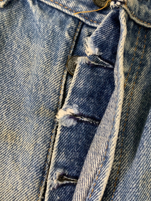 【現状渡し品】【メンズ】 501 80S DENIM PANTS 501-0000 USA製 デニムパンツ ボトムス 158-250731-AS-81-min サイズ：W30L34 カラー：ライトインディゴ 万代Net店