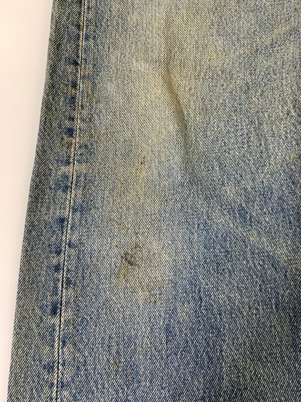 【現状渡し品】【メンズ】 501 80S DENIM PANTS 501-0000 USA製 デニムパンツ ボトムス 158-250731-AS-81-min サイズ：W30L34 カラー：ライトインディゴ 万代Net店
