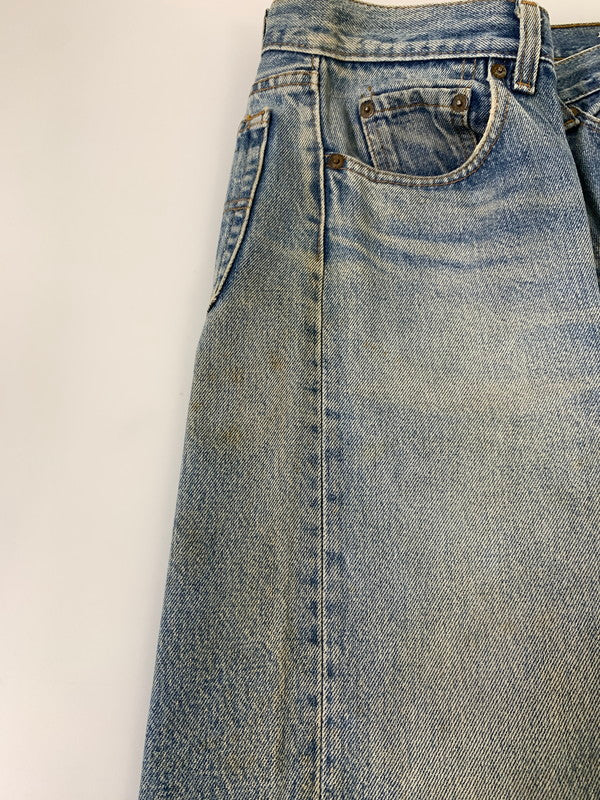 【現状渡し品】【メンズ】 501 80S DENIM PANTS 501-0000 USA製 デニムパンツ ボトムス 158-250731-AS-81-min サイズ：W30L34 カラー：ライトインディゴ 万代Net店