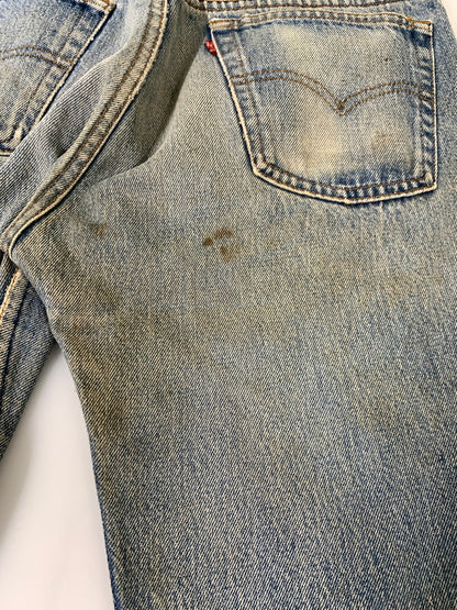 【現状渡し品】【メンズ】 501 80S DENIM PANTS 501-0000 USA製 デニムパンツ ボトムス 158-250731-AS-81-min サイズ：W30L34 カラー：ライトインディゴ 万代Net店