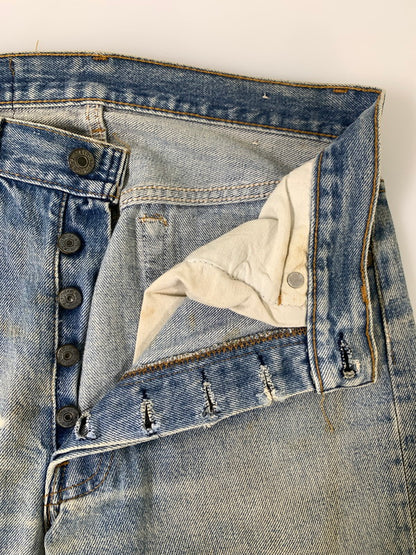 【現状渡し品】【メンズ】 501 80S DENIM PANTS 501-0000 USA製 デニムパンツ ボトムス 158-250731-AS-81-min サイズ：W30L34 カラー：ライトインディゴ 万代Net店