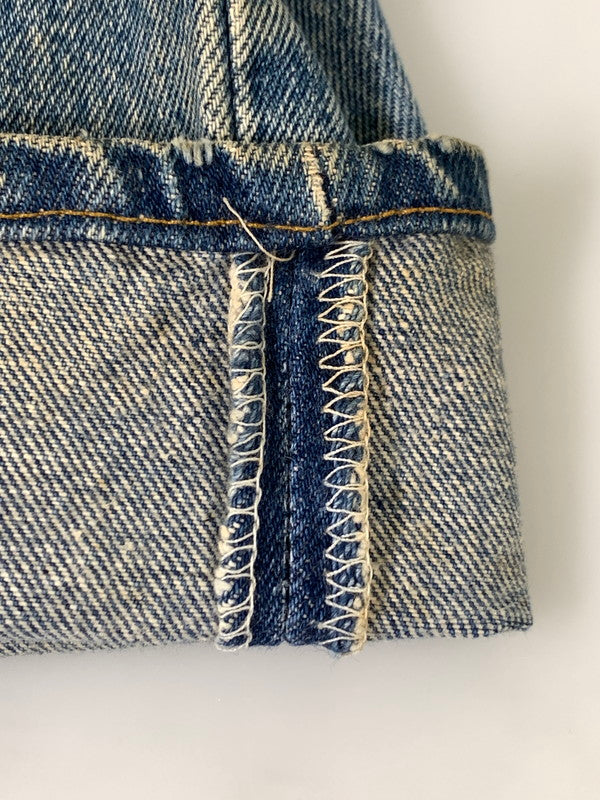 【現状渡し品】【メンズ】 501 80S DENIM PANTS 501-0000 USA製 デニムパンツ ボトムス 158-250731-AS-81-min サイズ：W30L34 カラー：ライトインディゴ 万代Net店