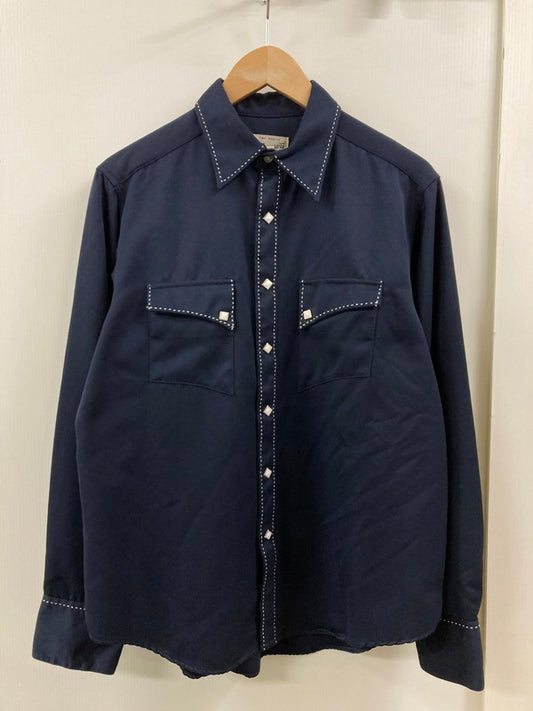 【中古品】【メンズ】 RockMount ロックマウント 70S WESTERN SHIRT 70年代 ウエスタン シャツ メンズ トップス 長袖 146-250728-em-08-min カラー：ブラック 万代Net店