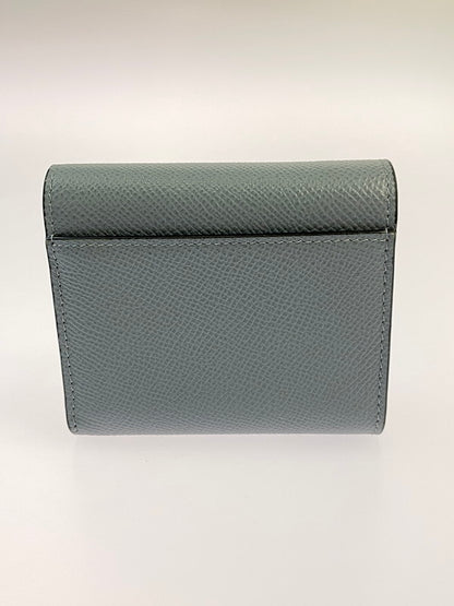 【中古品】【レディース】 Christian Dior クリスチャンディオール ロータスウォレット 三つ折り財布 181-250803-AS-26-min カラー：ブルーグレー 万代Net店