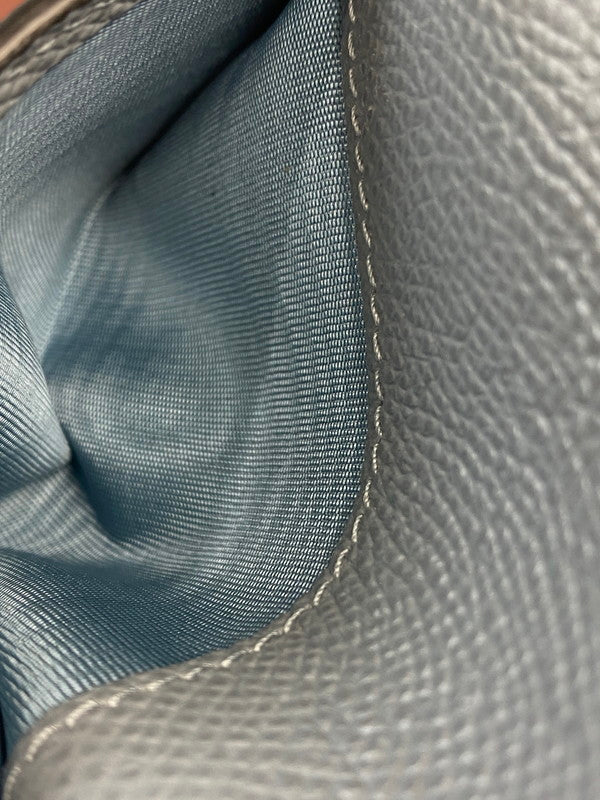 【中古品】【レディース】 Christian Dior クリスチャンディオール ロータスウォレット 三つ折り財布 181-250803-AS-26-min カラー：ブルーグレー 万代Net店