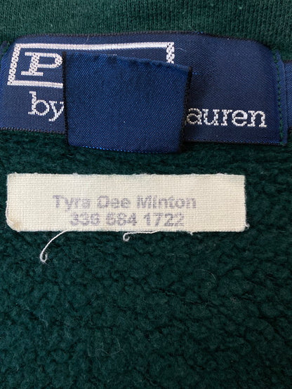 【現状渡し品】【メンズ】 POLO RALPH LAUREN ポロ・ラルフローレン 90S HALF ZIP SWEAT ハーフジップスウェット 146-250730-ks-13-min サイズ：S カラー：グリーン 万代Net店