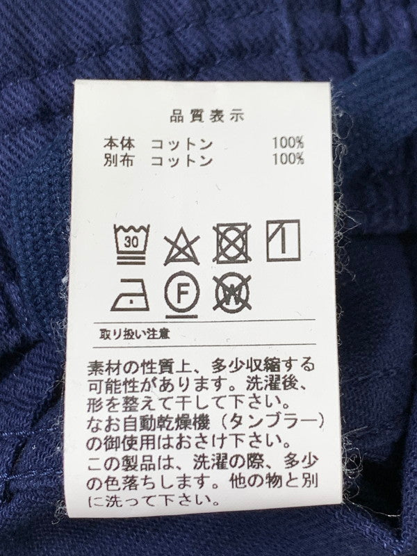 【中古品】【メンズ】 DESCENDANT ディセンダント EASY PANTS イージーパンツ ボトムス 153-250731-AS-50-min サイズ：1 カラー：ネイビー 万代Net店